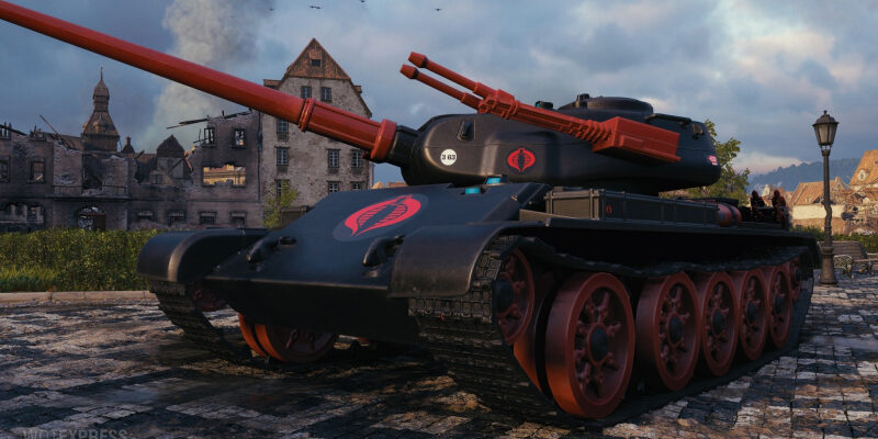 3D-Стиль «Клык Кобры» На Т-54 Первый Образец В World Of Tanks