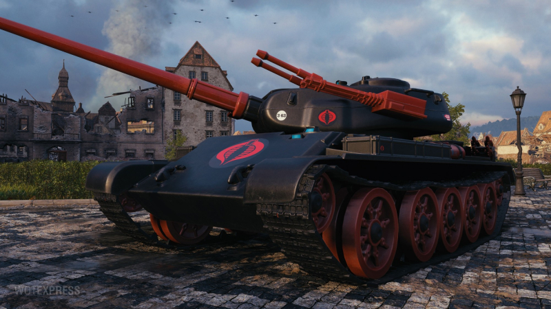 3D-Стиль «Клык Кобры» На Т-54 Первый Образец В World Of Tanks