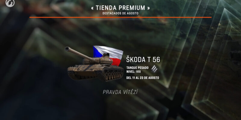 Открытая Продажа Škoda T 56 В Августе World Of Tanks
