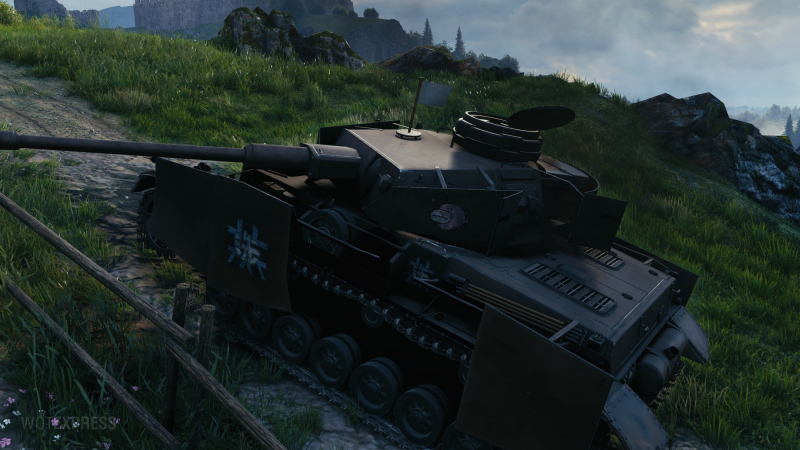Уникальная Моделька «Повреждённого» Танка Pz.kpfw. Iv Ausf. H Ankou В World Of Tanks
