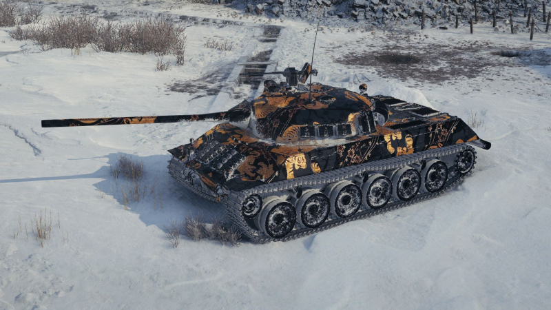 Уникальный 2D-Стиль «Золотой Тигр» В World Of Tanks