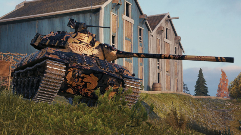Уникальный 2D-Стиль «Золотой Тигр» В World Of Tanks
